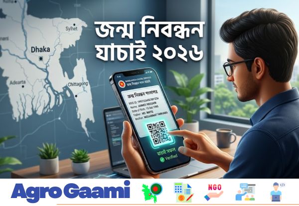 অনলাইন জন্ম নিবন্ধন যাচাই করার নিয়ম | Birth Certificate Check BD