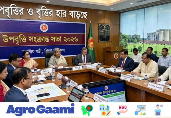 Education minister chairing the scholarship rate revision meeting 2026.