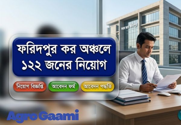 ফরিদপুর কর অঞ্চল (Taxes Zone Faridpur)-এ ১২২ জনের বিশাল নিয়োগ